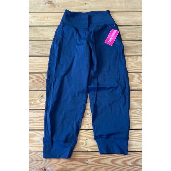NWT Ritiriko Jogger Pants Size Small Women’s Navy Athletic - Picture 1 of 9